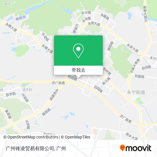 广州锋凌贸易有限公司地图