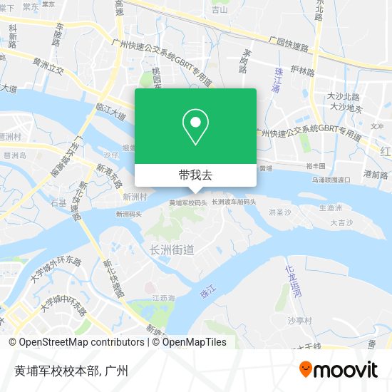 黄埔军校校本部地图