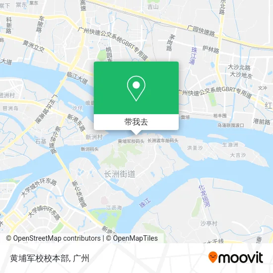 黄埔军校校本部地图