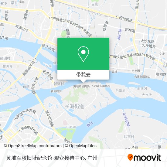 黄埔军校旧址纪念馆-观众接待中心地图