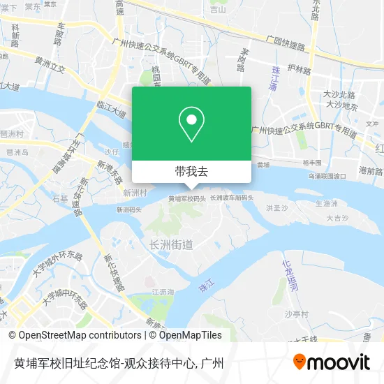 黄埔军校旧址纪念馆-观众接待中心地图