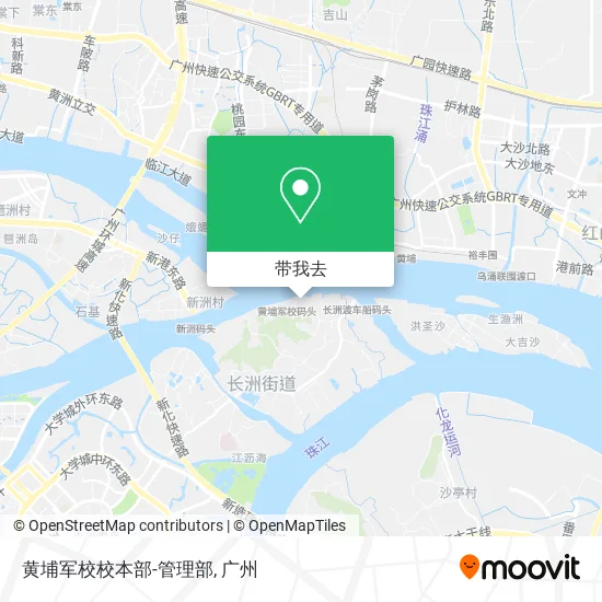 黄埔军校校本部-管理部地图
