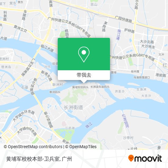 黄埔军校校本部-卫兵室地图