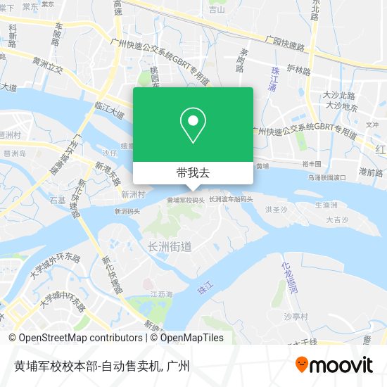 黄埔军校校本部-自动售卖机地图