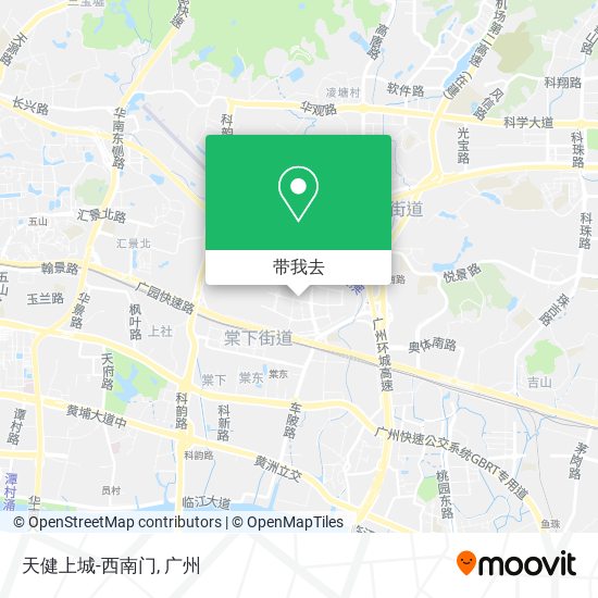 天健上城-西南门地图