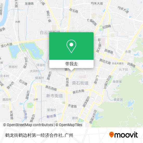 鹤龙街鹤边村第一经济合作社地图