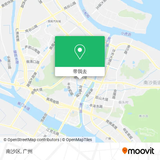 南沙区地图
