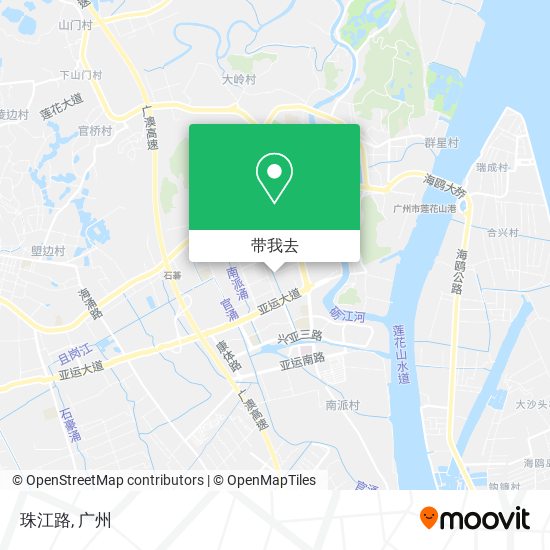 珠江路地图