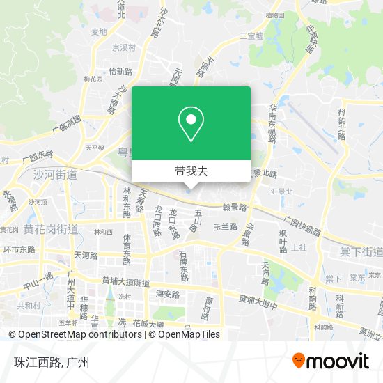 珠江西路地图