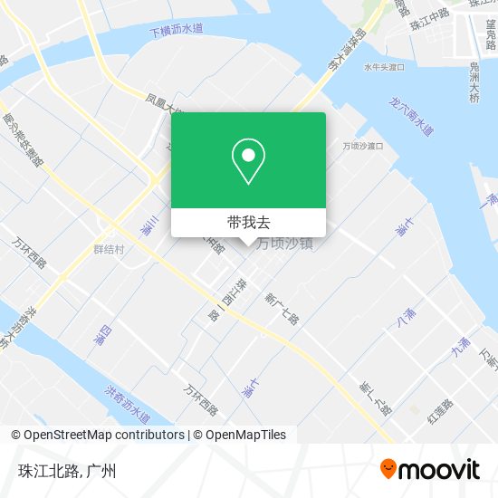 珠江北路地图