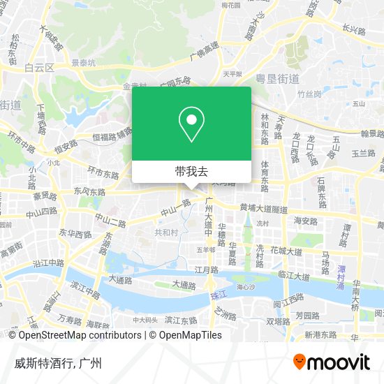 威斯特酒行地图
