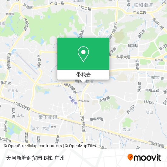 天河新塘商贸园-B栋地图