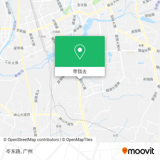 岑东路地图