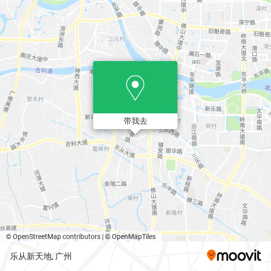 乐从新天地地图