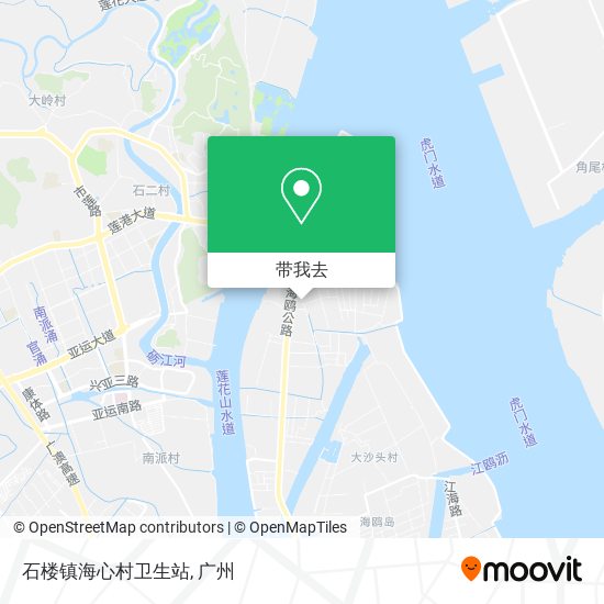 石楼镇海心村卫生站地图