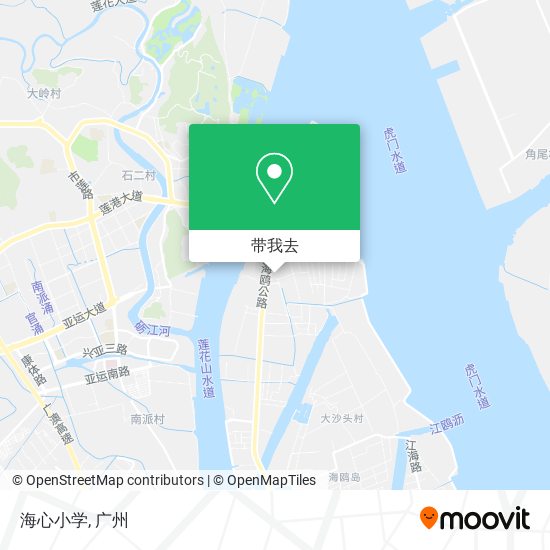 海心小学地图