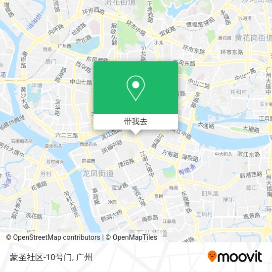 蒙圣社区-10号门地图