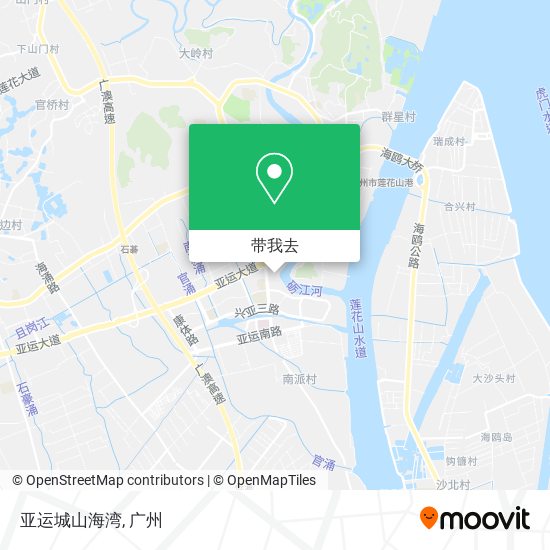 亚运城山海湾地图