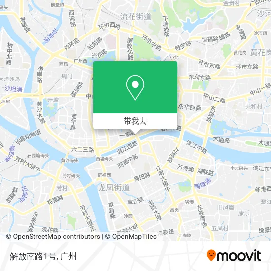 解放南路1号地图