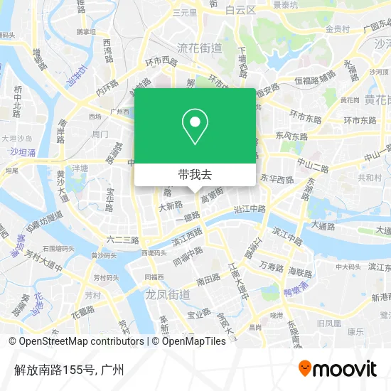 解放南路155号地图