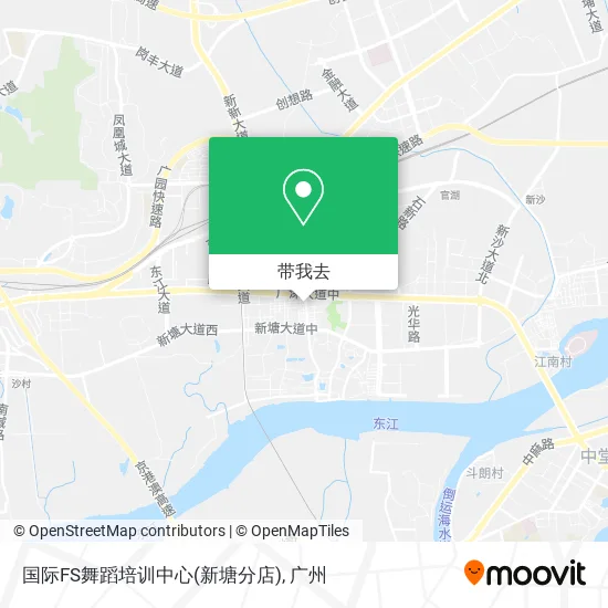 国际FS舞蹈培训中心(新塘分店)地图