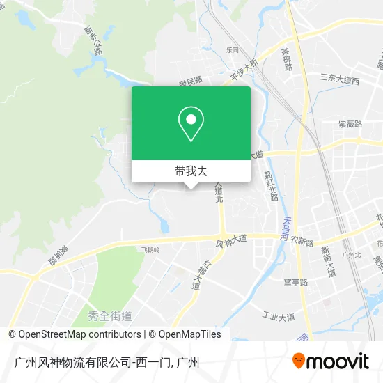 广州风神物流有限公司-西一门地图