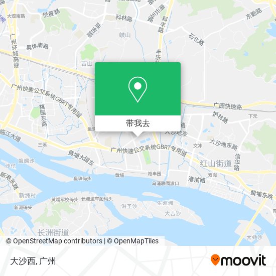 大沙西地图