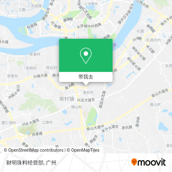 财明珠料经营部地图