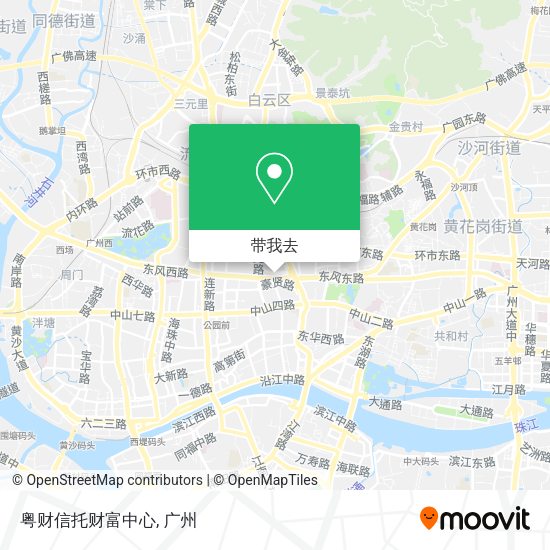 粤财信托财富中心地图