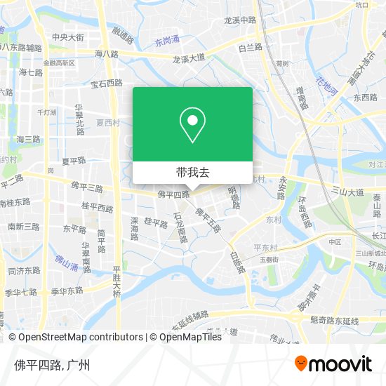佛平四路地图