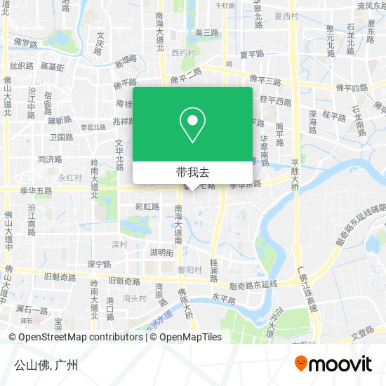 公山佛地图