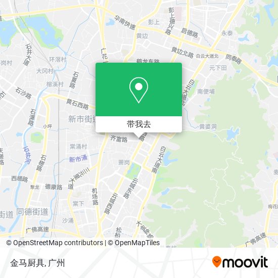 金马厨具地图