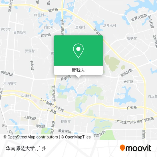 华南师范大学地图