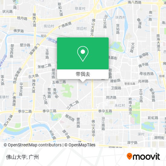 佛山大学地图