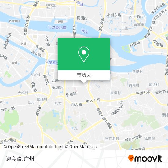 迎宾路地图