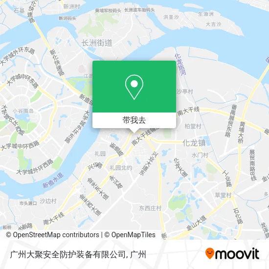 广州大聚安全防护装备有限公司地图