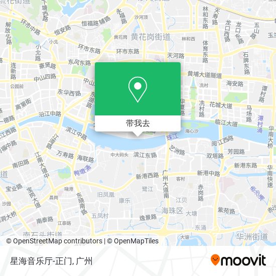 星海音乐厅-正门地图