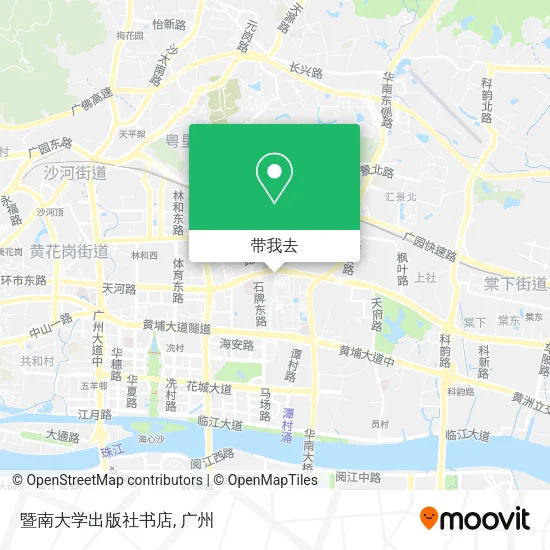 暨南大学出版社书店地图