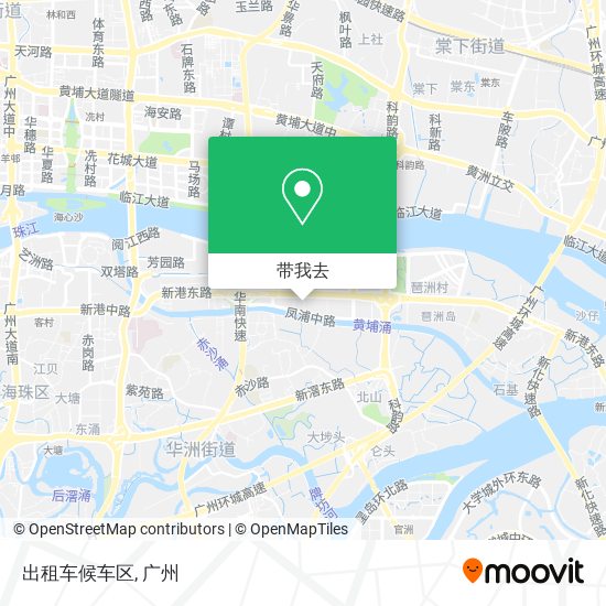 出租车候车区地图