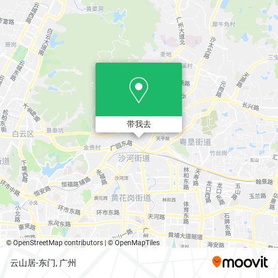 云山居-东门地图