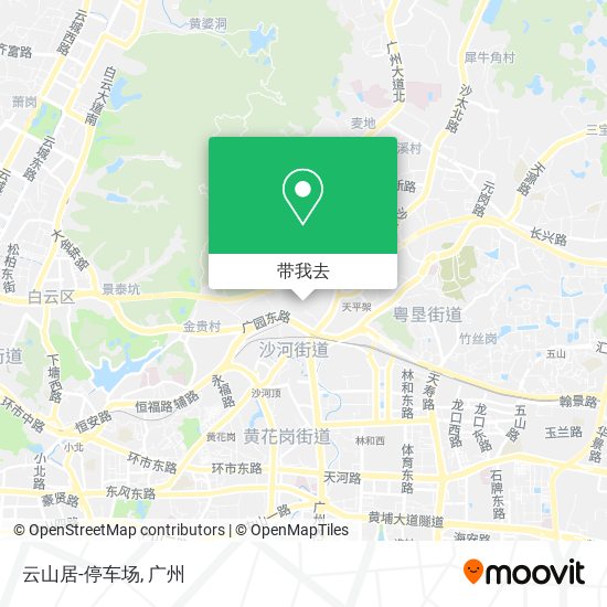 云山居-停车场地图