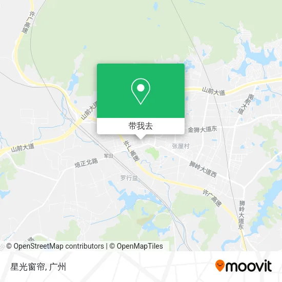 星光窗帘地图