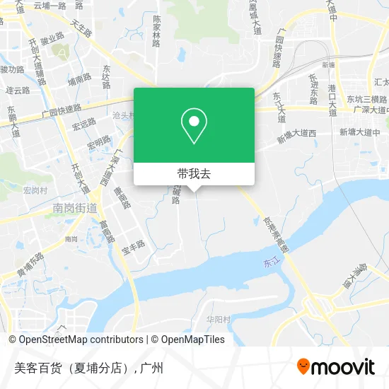 美客百货（夏埔分店）地图
