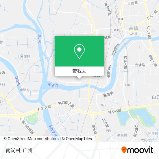 南岗村地图