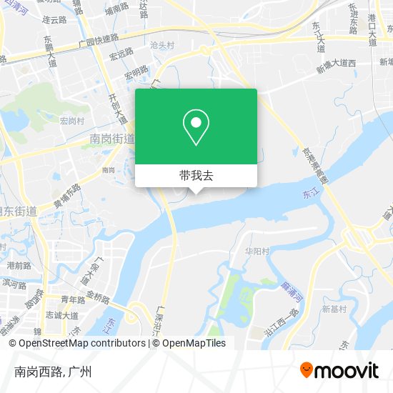 南岗西路地图