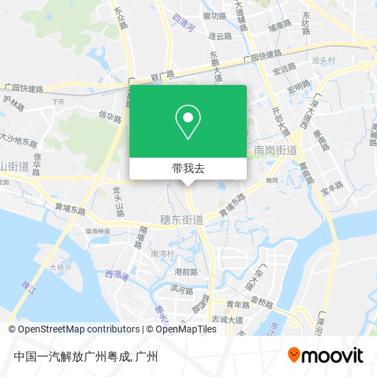 中国一汽解放广州粤成地图