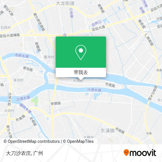 大刀沙农庄地图