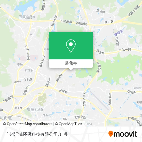 广州汇鸿环保科技有限公司地图