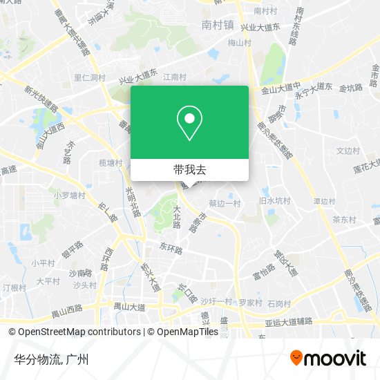 华分物流地图
