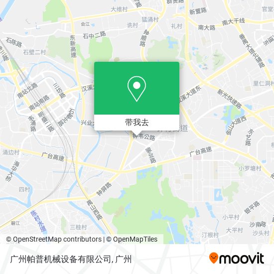 广州帕普机械设备有限公司地图